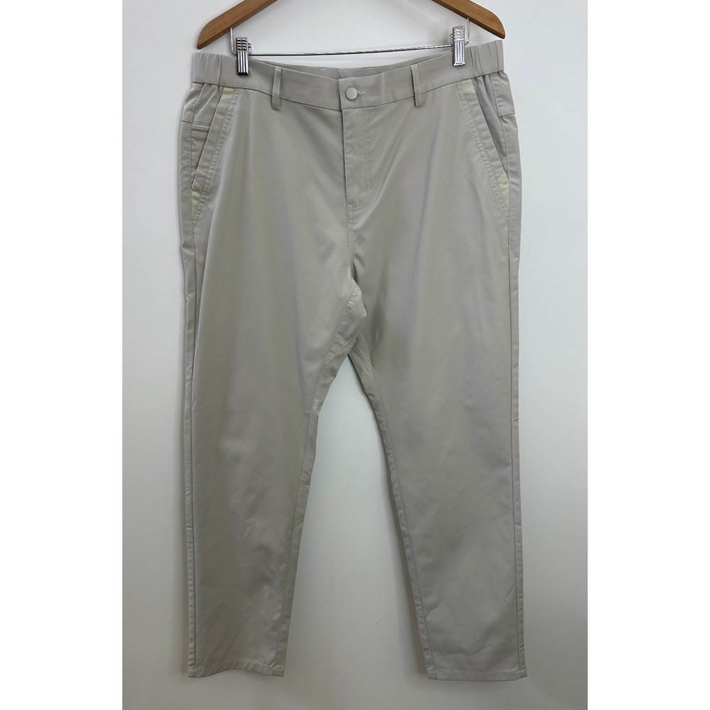 Jack Archer Jetsetter Tech Pants 35 x 30 Slim Fit Stone Golf Travel Performance - Picture 11 of 11